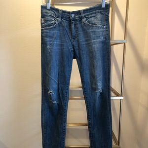 AG ripped jeans